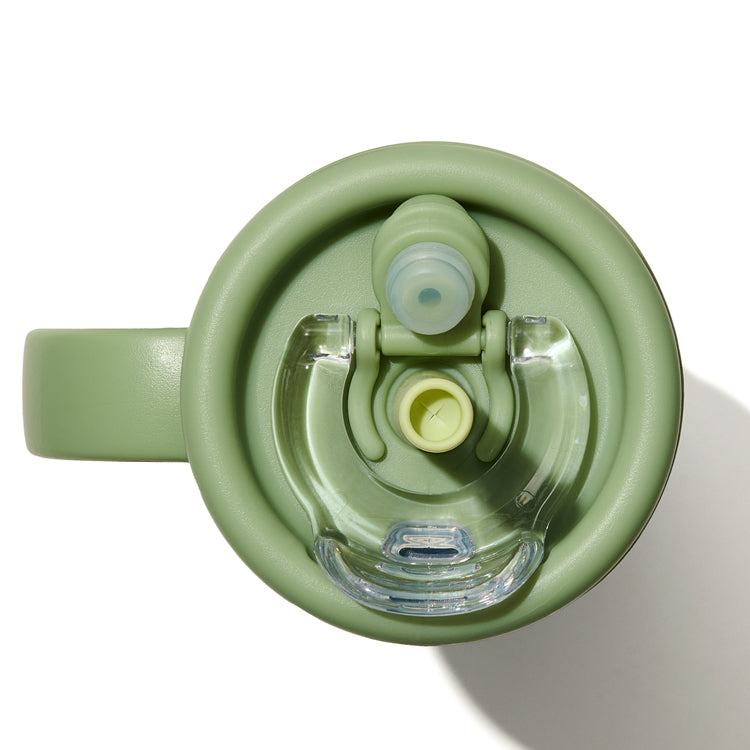 Sage Green Sippy Tumbler  detail