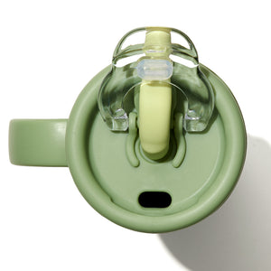 Sage Green Sippy Tumbler  detail