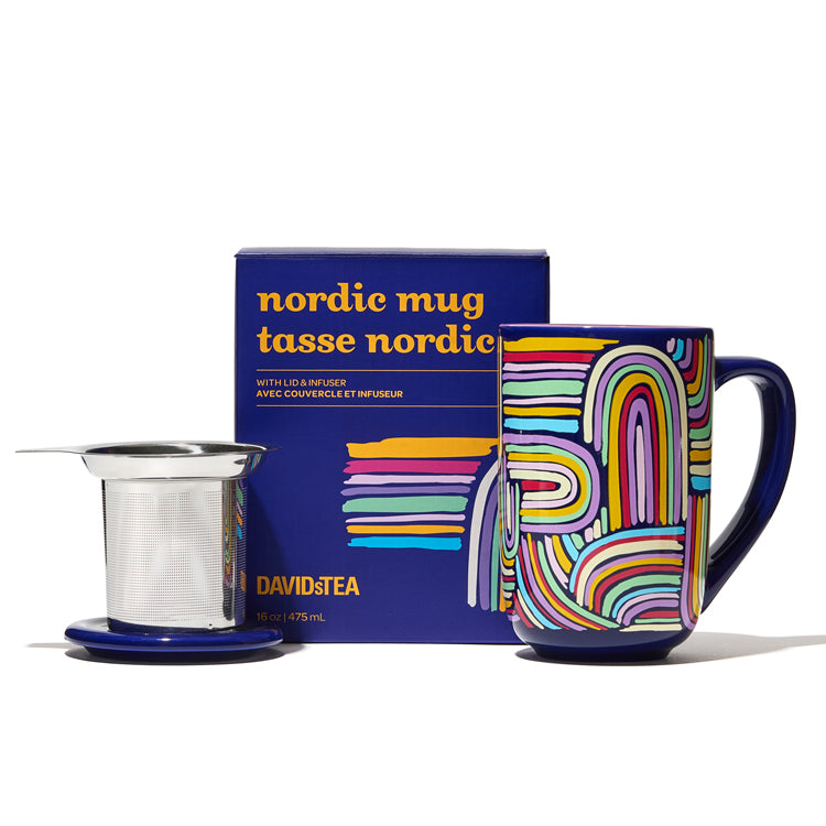 Rainbow Nordic Mug  front view