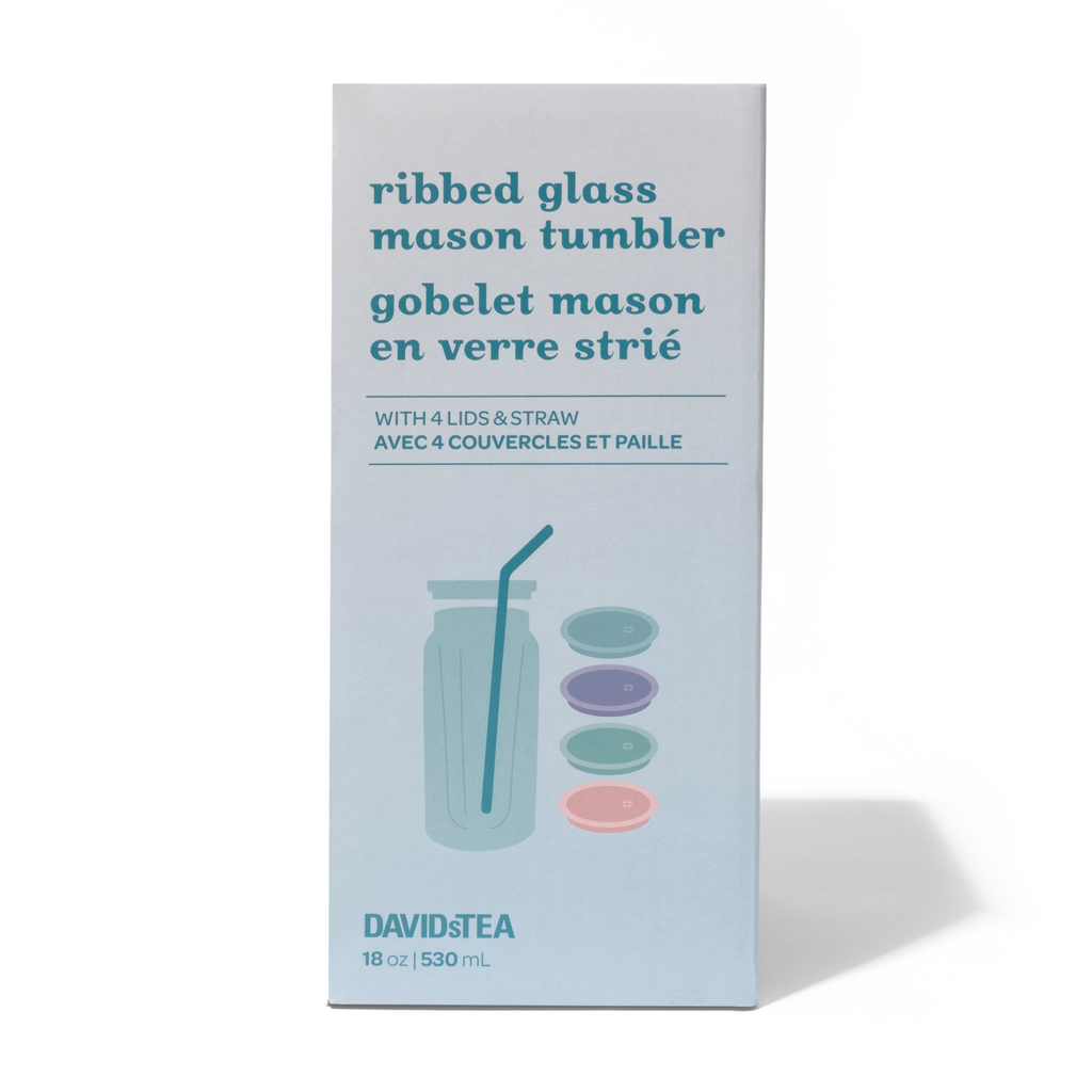Ribbed Glass Mason Tumbler  secondary