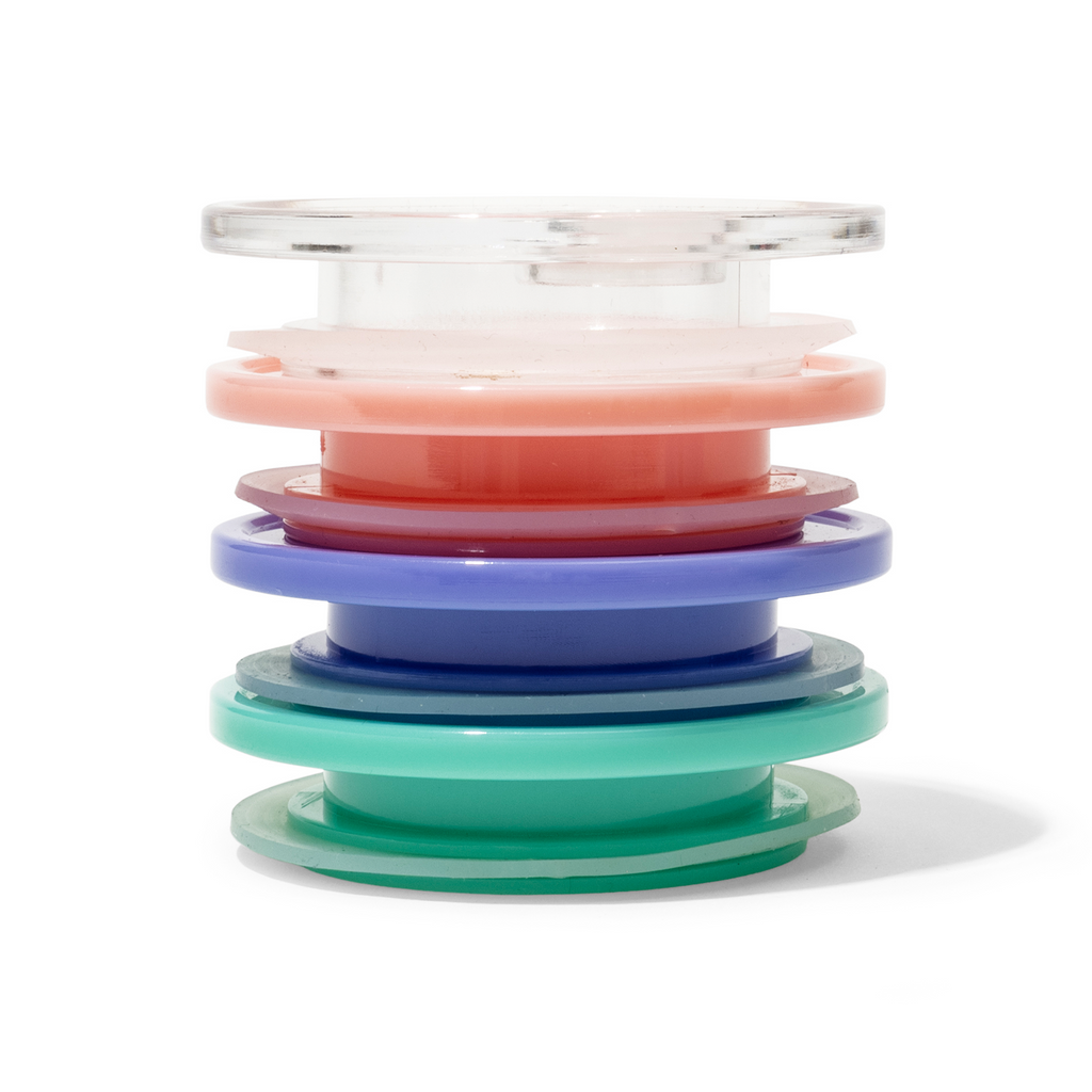 Ribbed Glass Mason Tumbler  detail
