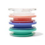 Ribbed Glass Mason Tumbler  detail
