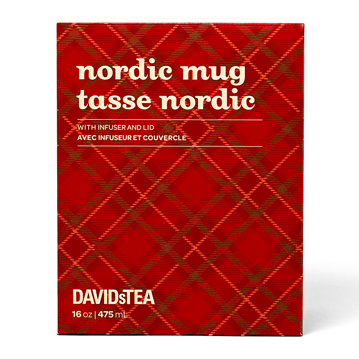 Tasse Nordic à carreaux vintage