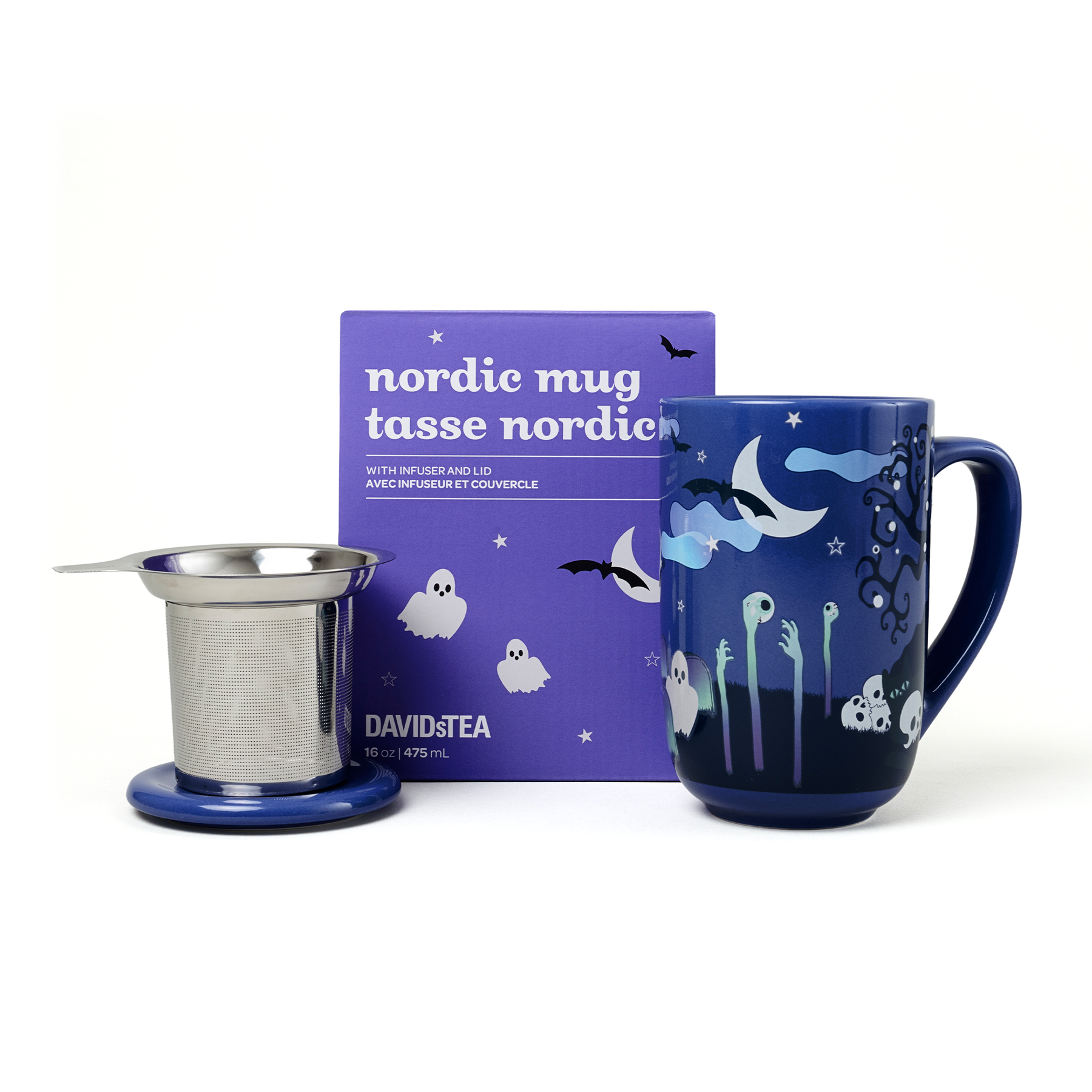 Tasse Nordic changeant de couleur hantée