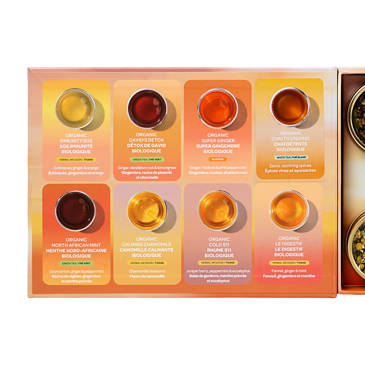 Feel Good Teas 8 Tea Sampler