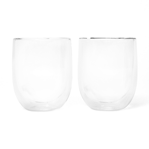 Ensemble de tasses Bulle en verre double paroi transparent