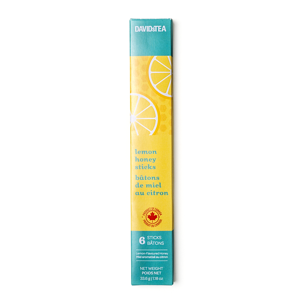 Yellow single-serve tea packaging