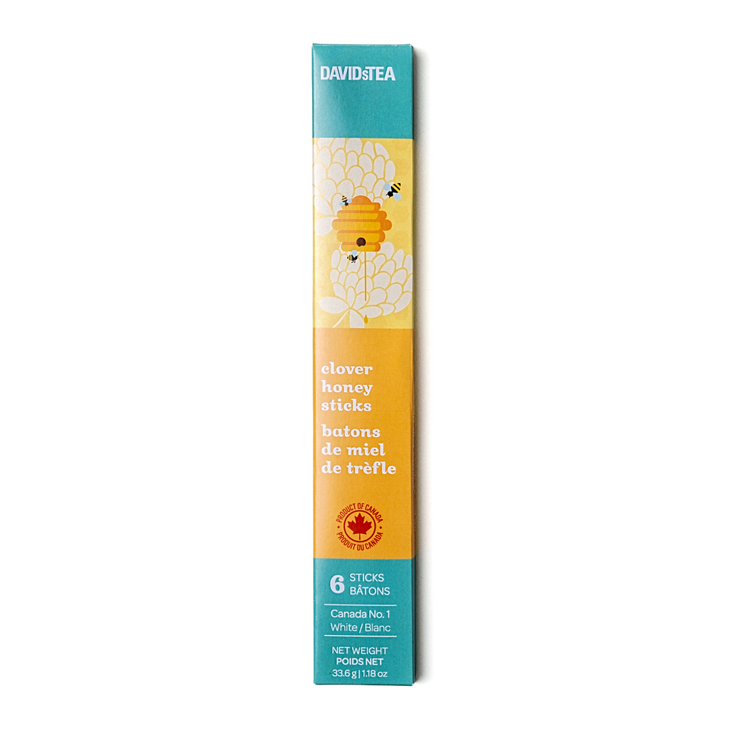 Yellow single-serve tea packaging