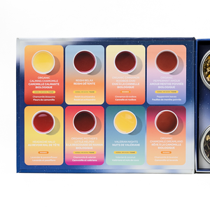 Coffret dégustation de 8 thés Tisanes de rêve