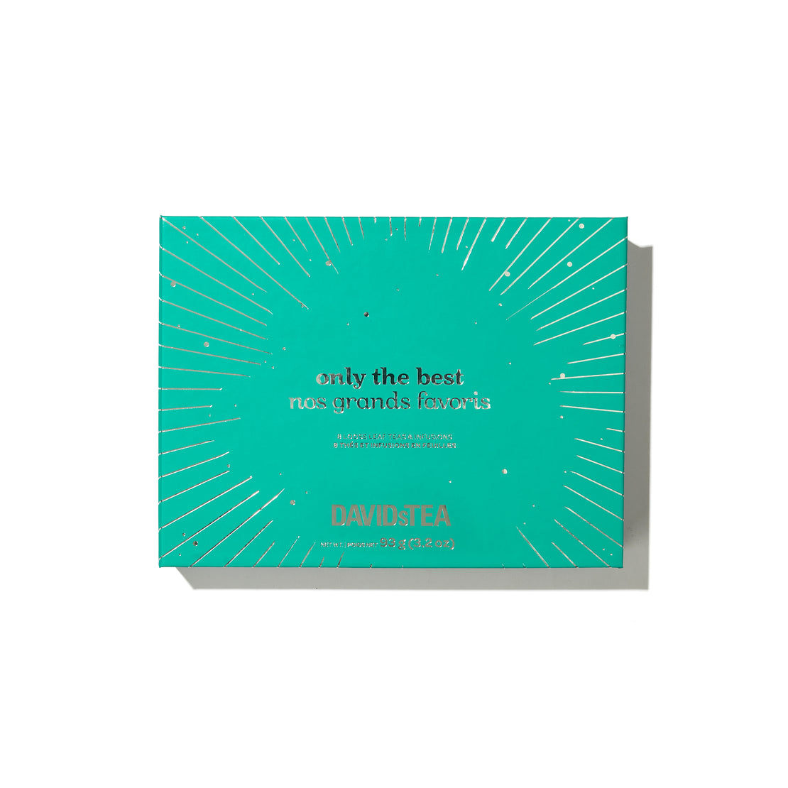 Only the Best 8 Tea Sampler  front view