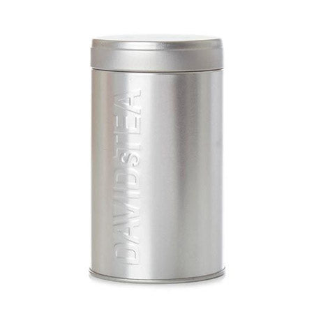 Silver tin  front view