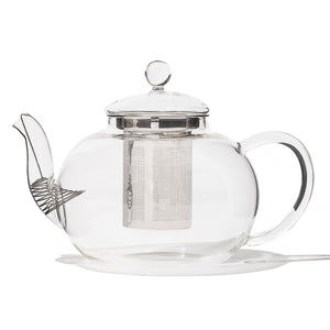 Clear Glass Bubble Teapot  secondary