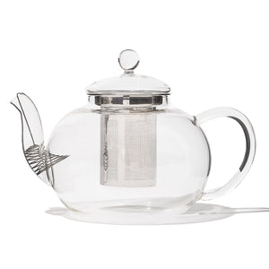 Clear Glass Bubble Teapot  secondary
