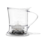 Clear 16 oz Tea Steeper  front view