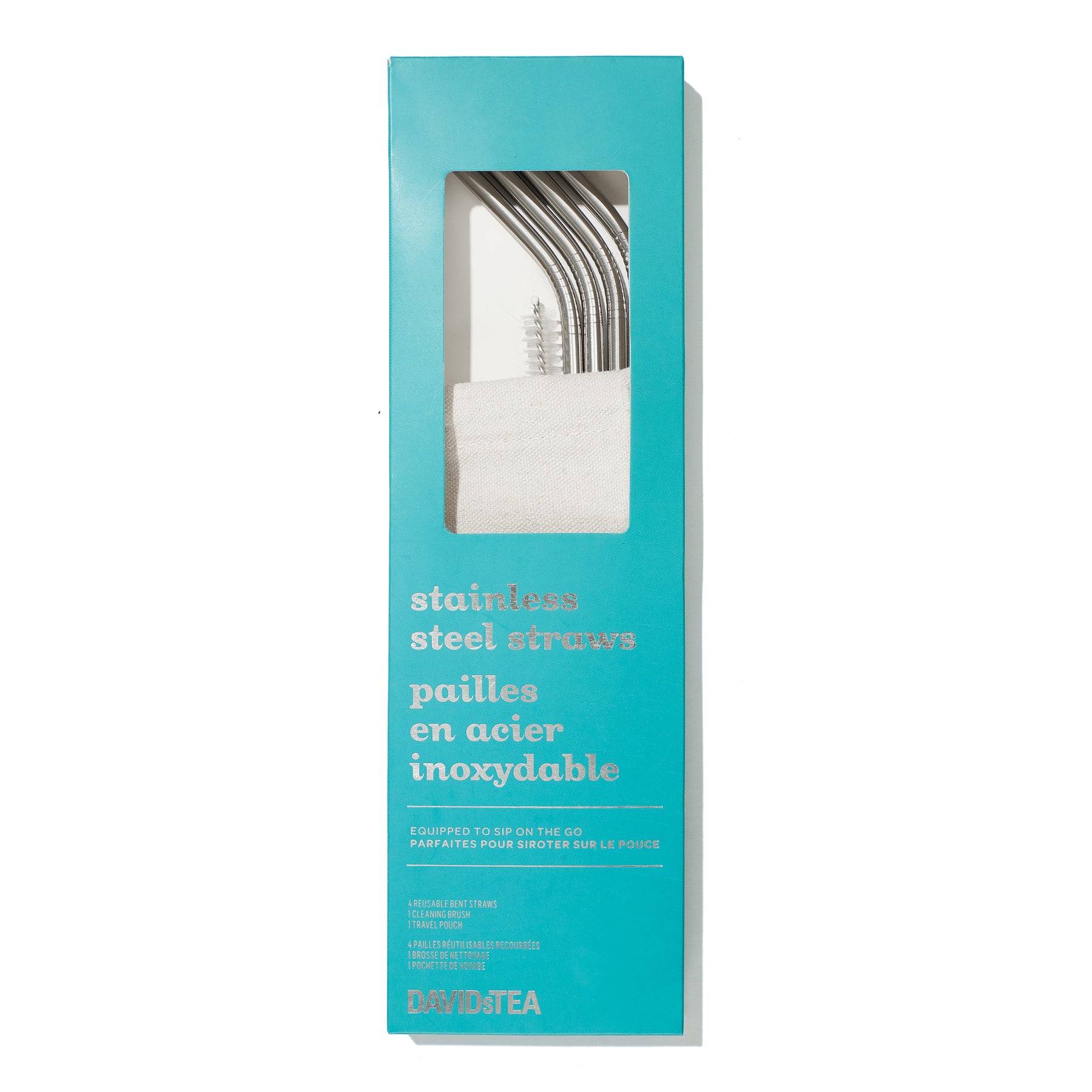 Stainless Steel Straws  front view