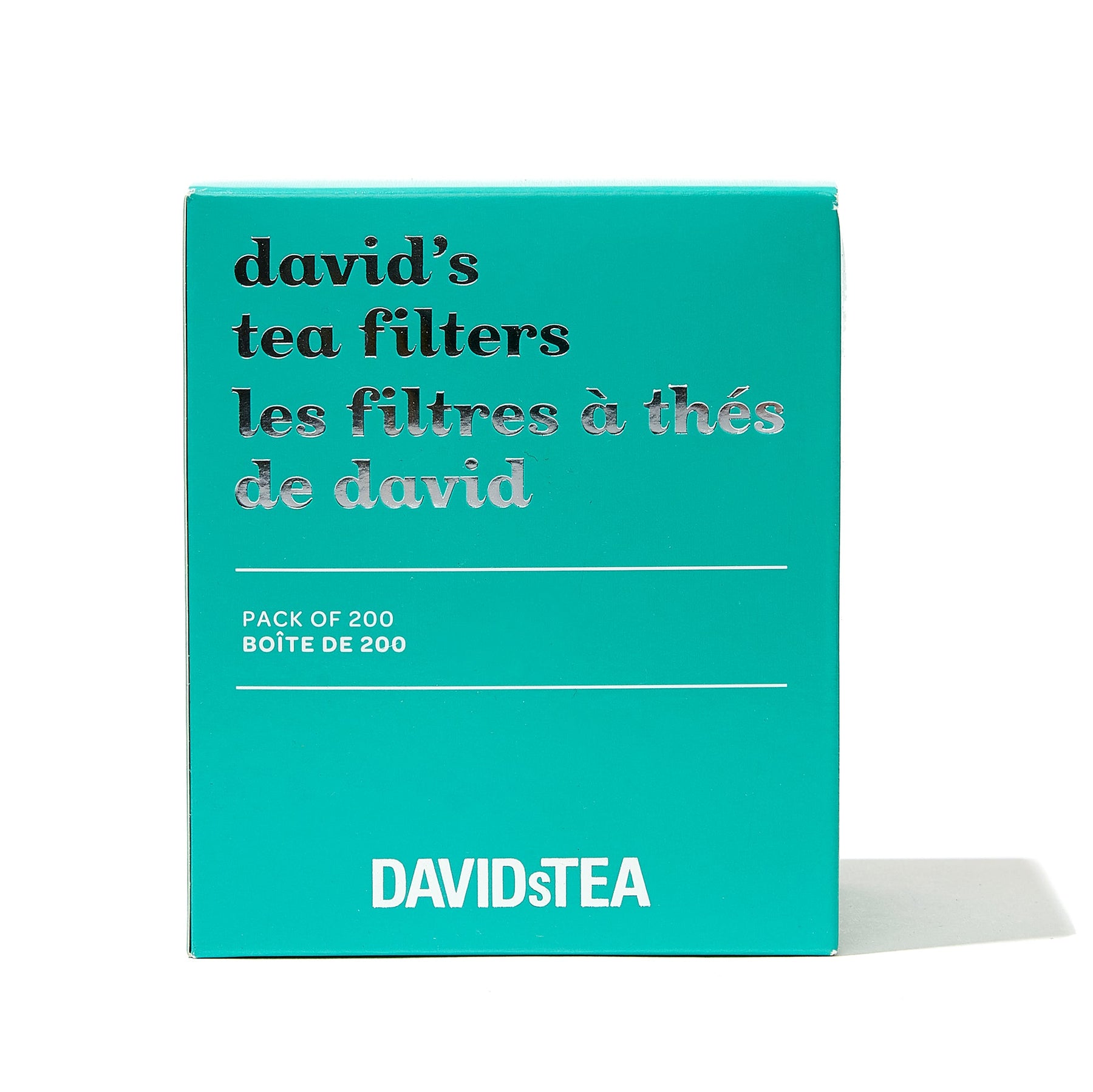 Davidâ€™s Tea Filters Pack of 200  front view