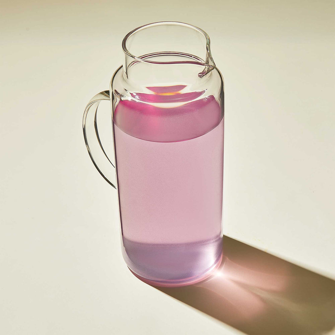 Green Glass Tea Pitcher