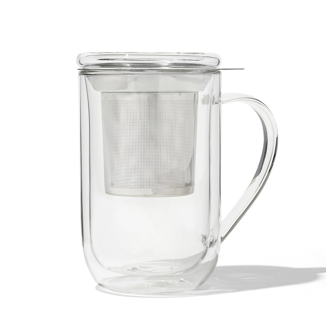 Double Walled Glass Nordic Mug with Infuser