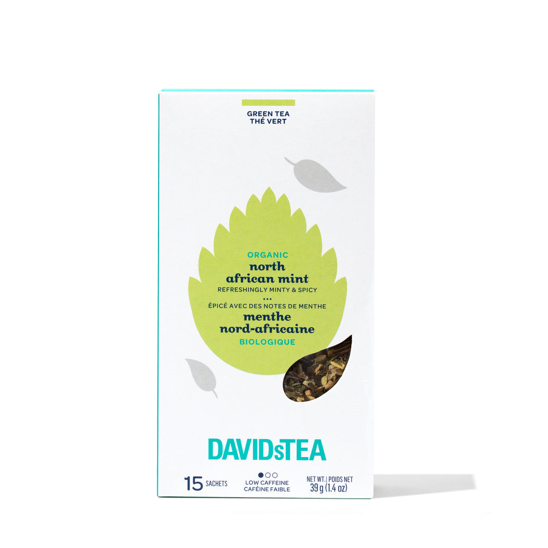 Boîte de 15 sachets de thé Menthe nord-africaine biologique