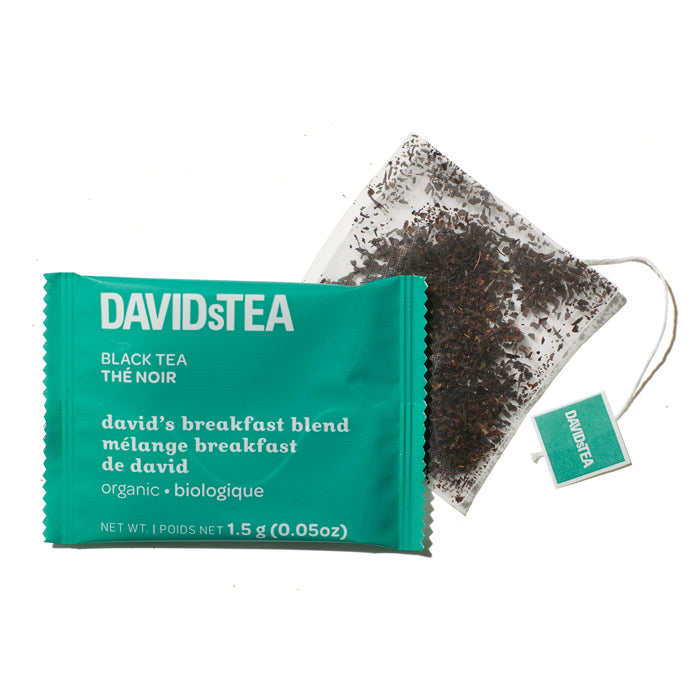 Organic David's Breakfast Blend Tea Pack of 12 Sachets