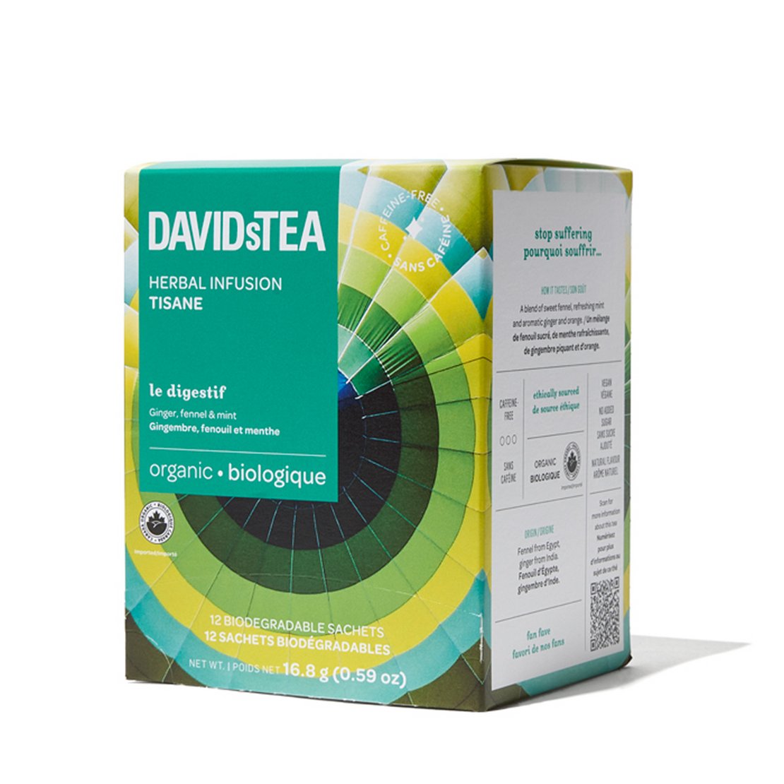 Organic Le Digestif Tea Pack of 12 Sachets  more detail 