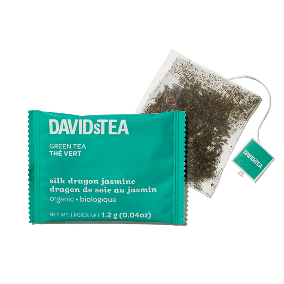 Organic Silk Dragon Jasmine Tea Pack of 12 Sachets  secondary