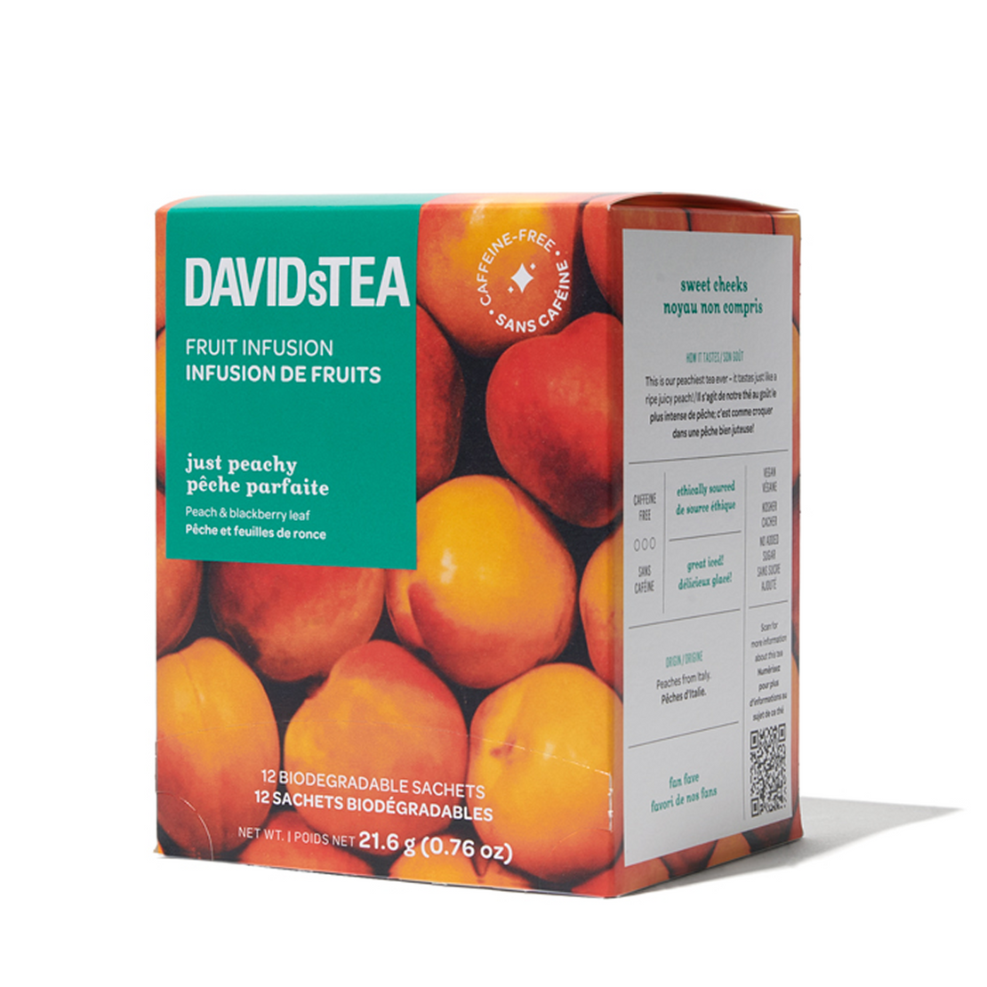 Just Peachy Tea Pack of 12 Sachets  more detail 