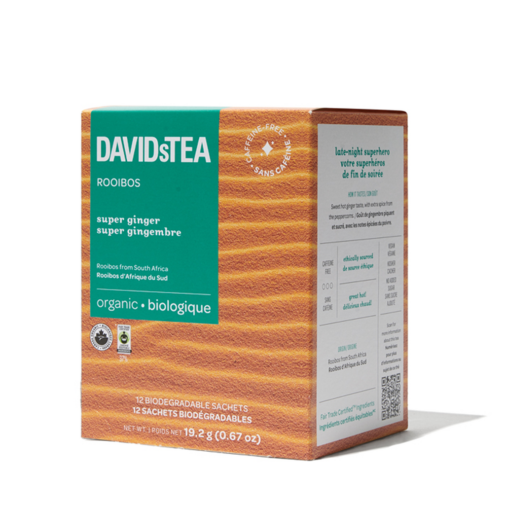 Organic Super Ginger Tea Pack of 12 Sachets  more detail 