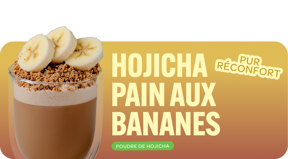 hojicha pain aux bananes