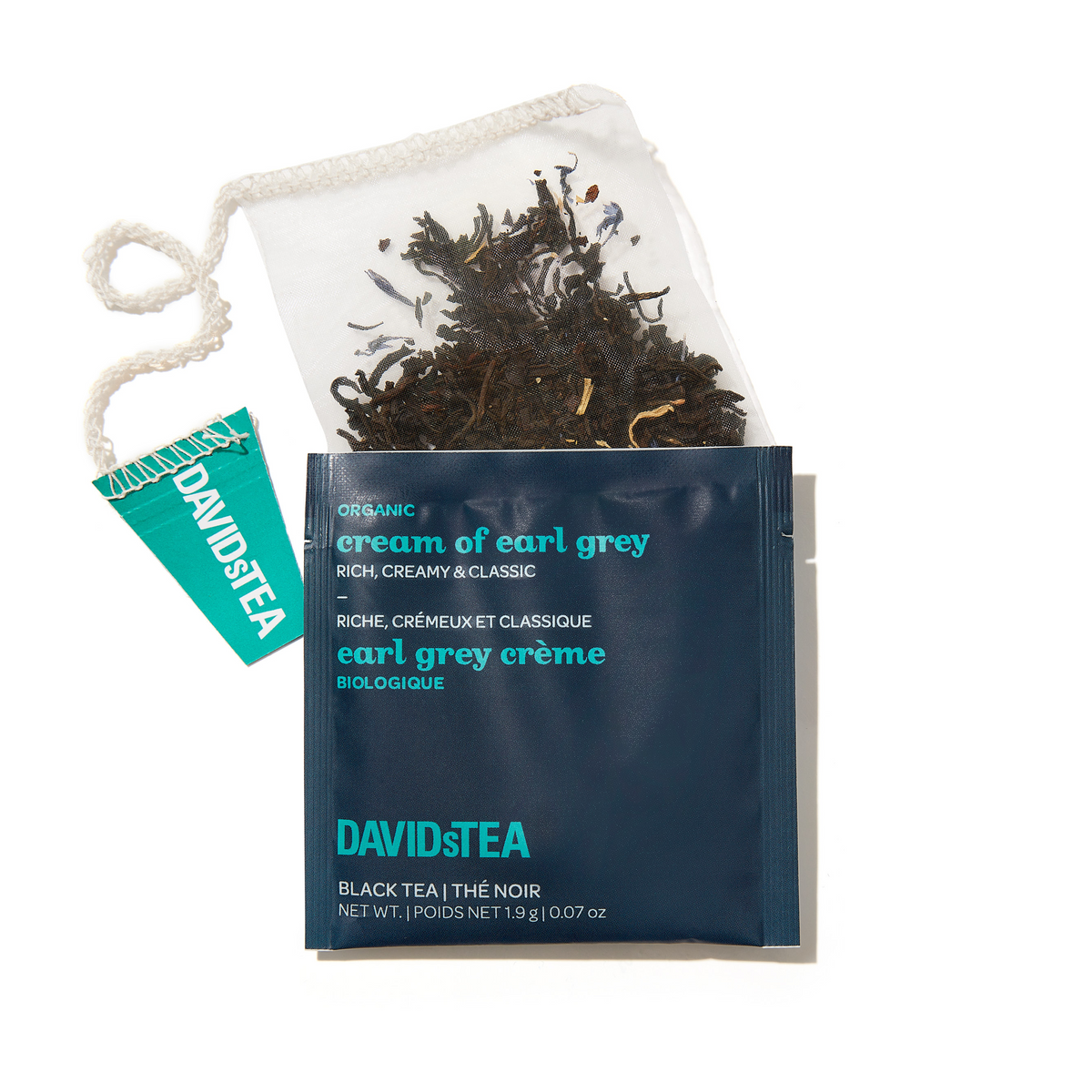 Organic Cream of Earl Grey Tea Pack of 25 Sachets  secondary