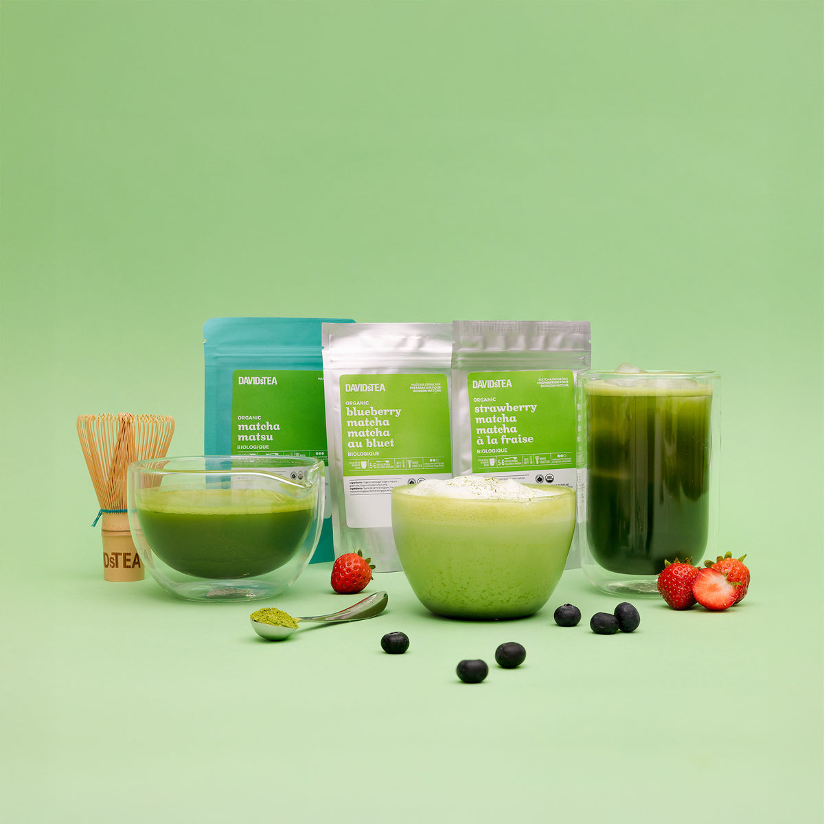 Matcha Tea Package Matcha Starter Tea Bundle – DAVIDsTEA