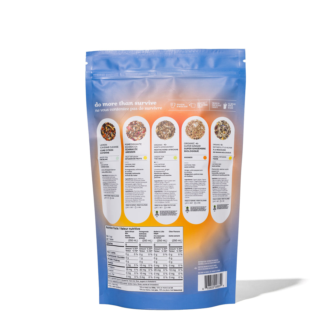 Sac de 20 sachets assortis Recharges immunité