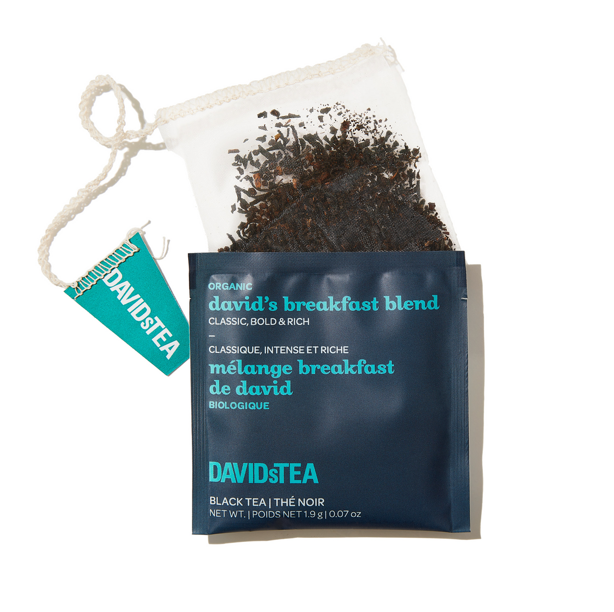 Organic David's Breakfast Blend Tea Pack of 25 Sachets  secondary
