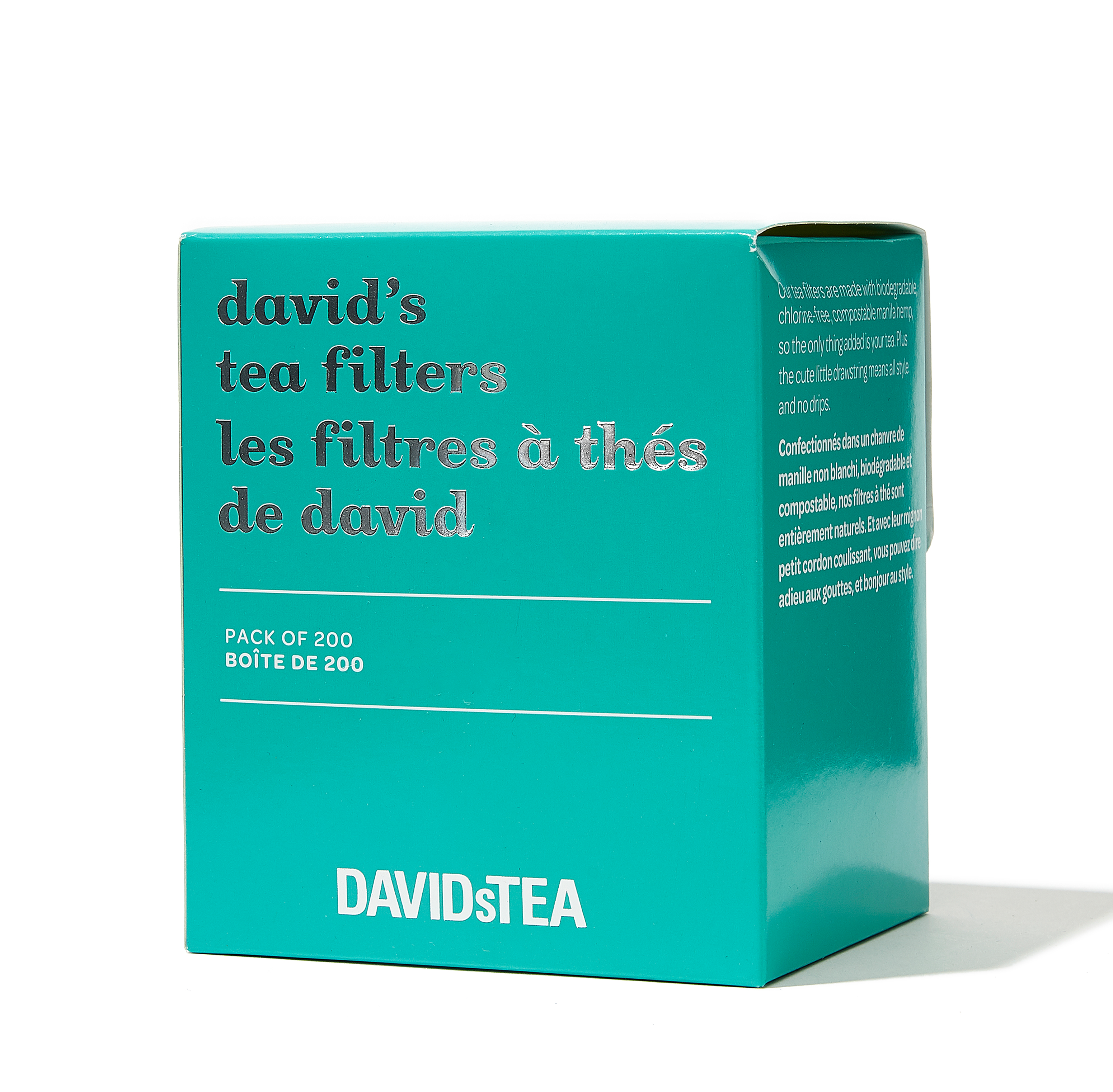 David's Tea Filters Pack of 200 – DAVIDsTEA