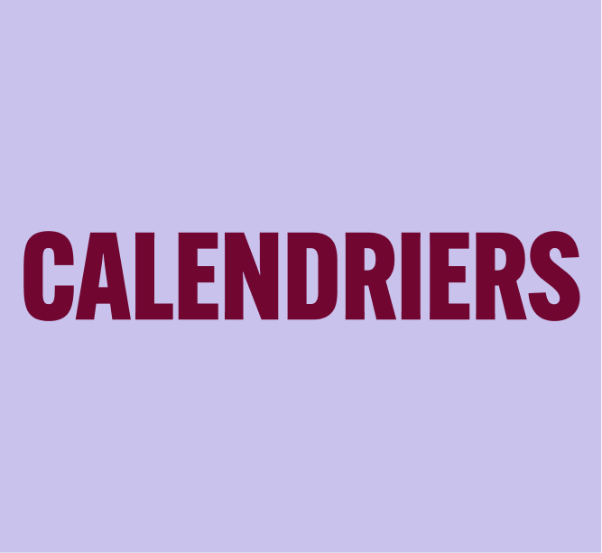 Calendriers.