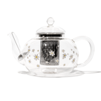 Daisy Glass Bubble Teapot & Teacup Set  secondary