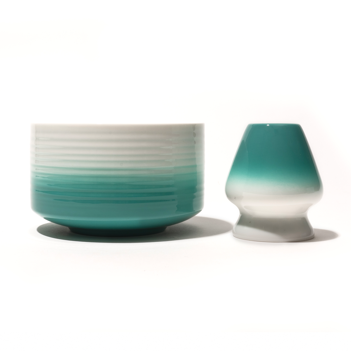 Horizon Porcelain Matcha Bowl & Whisk Holder  secondary