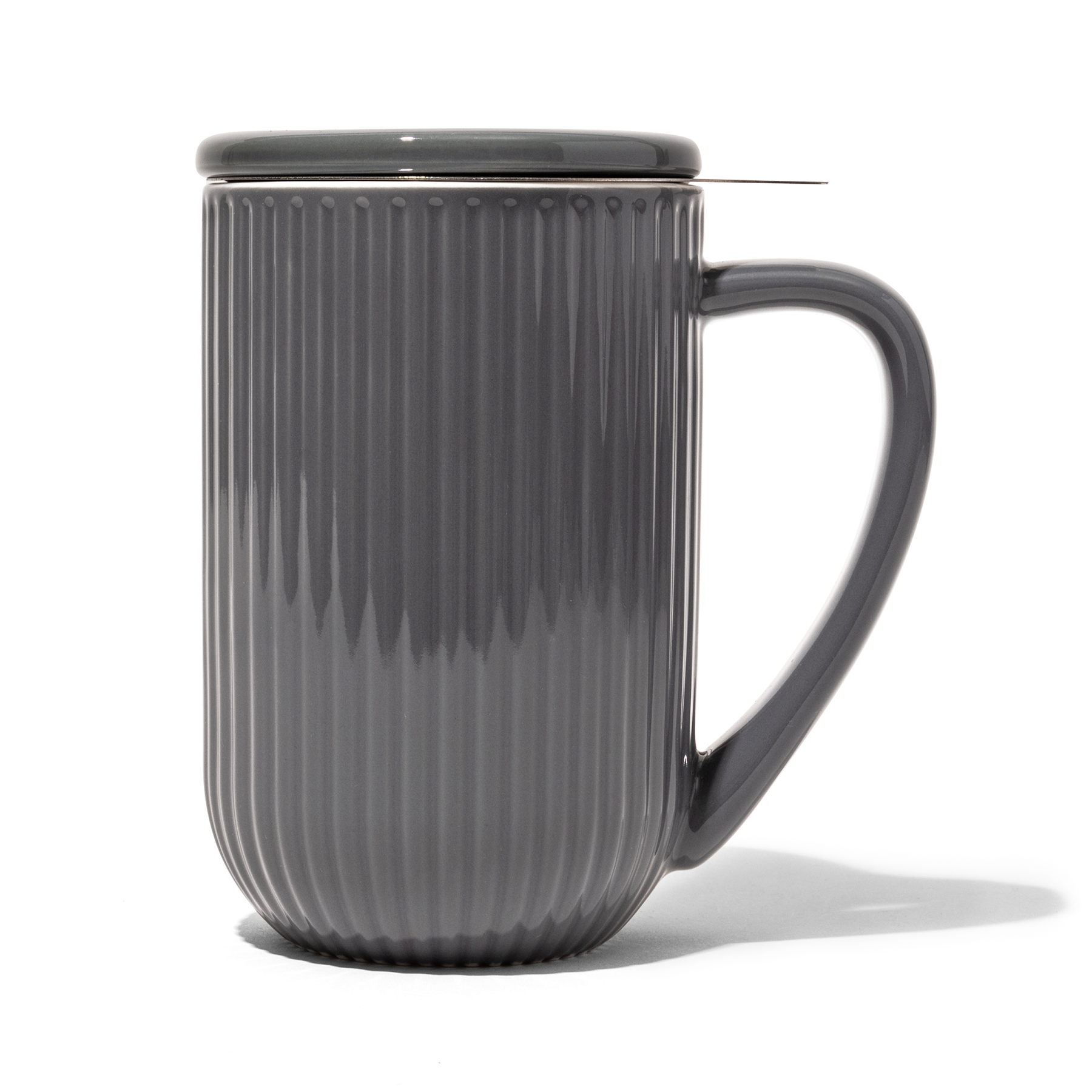 Sesame Grey Ribbed Nordic Mug  secondary