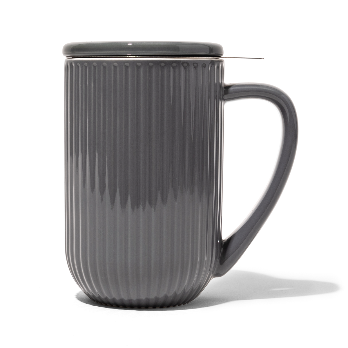 Sesame Grey Ribbed Nordic Mug  secondary