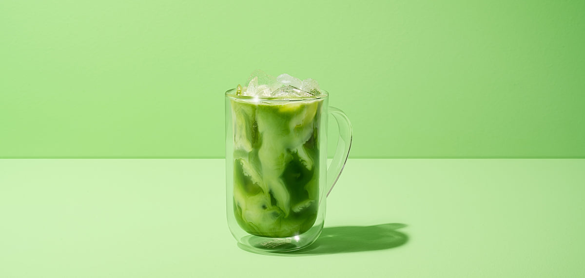 Iced matcha late swirl