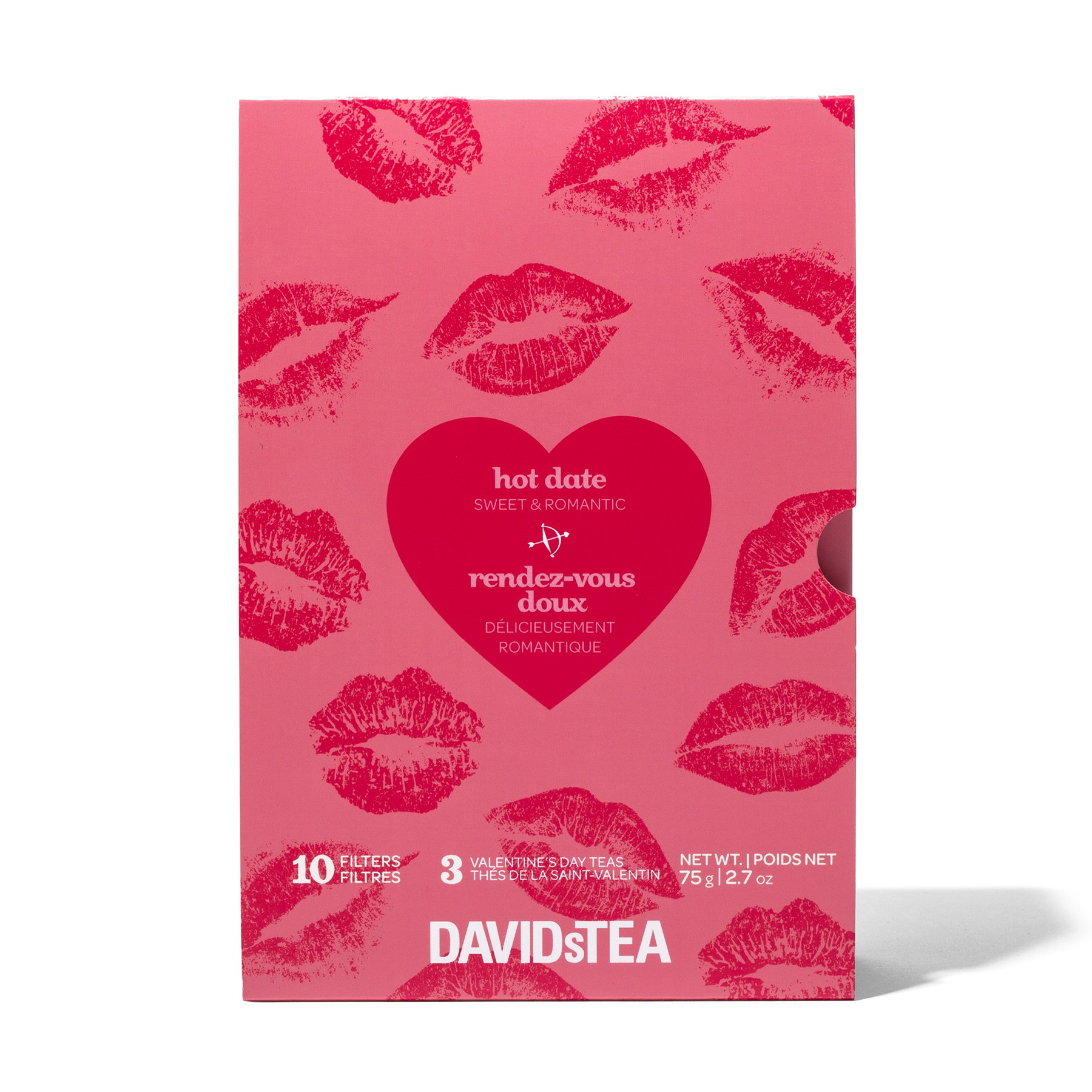 Hot Date 3 Tea Sampler  front view
