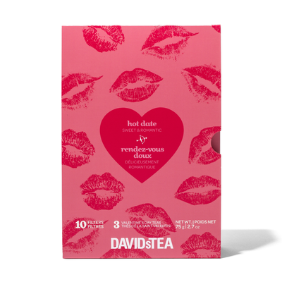 Hot Date 3 Tea Sampler  front view