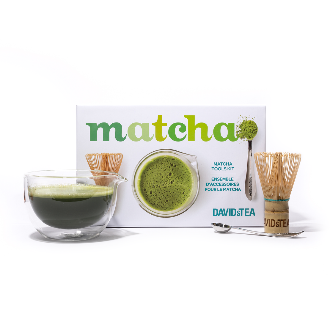 Ensemble de départ accessoires pour le matcha