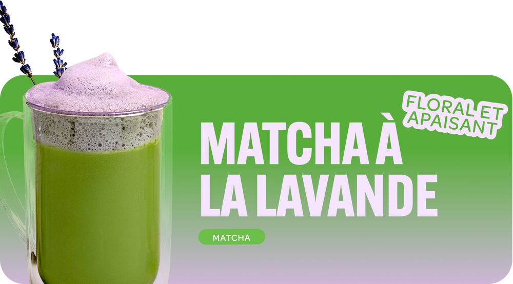 matcha a la lavande