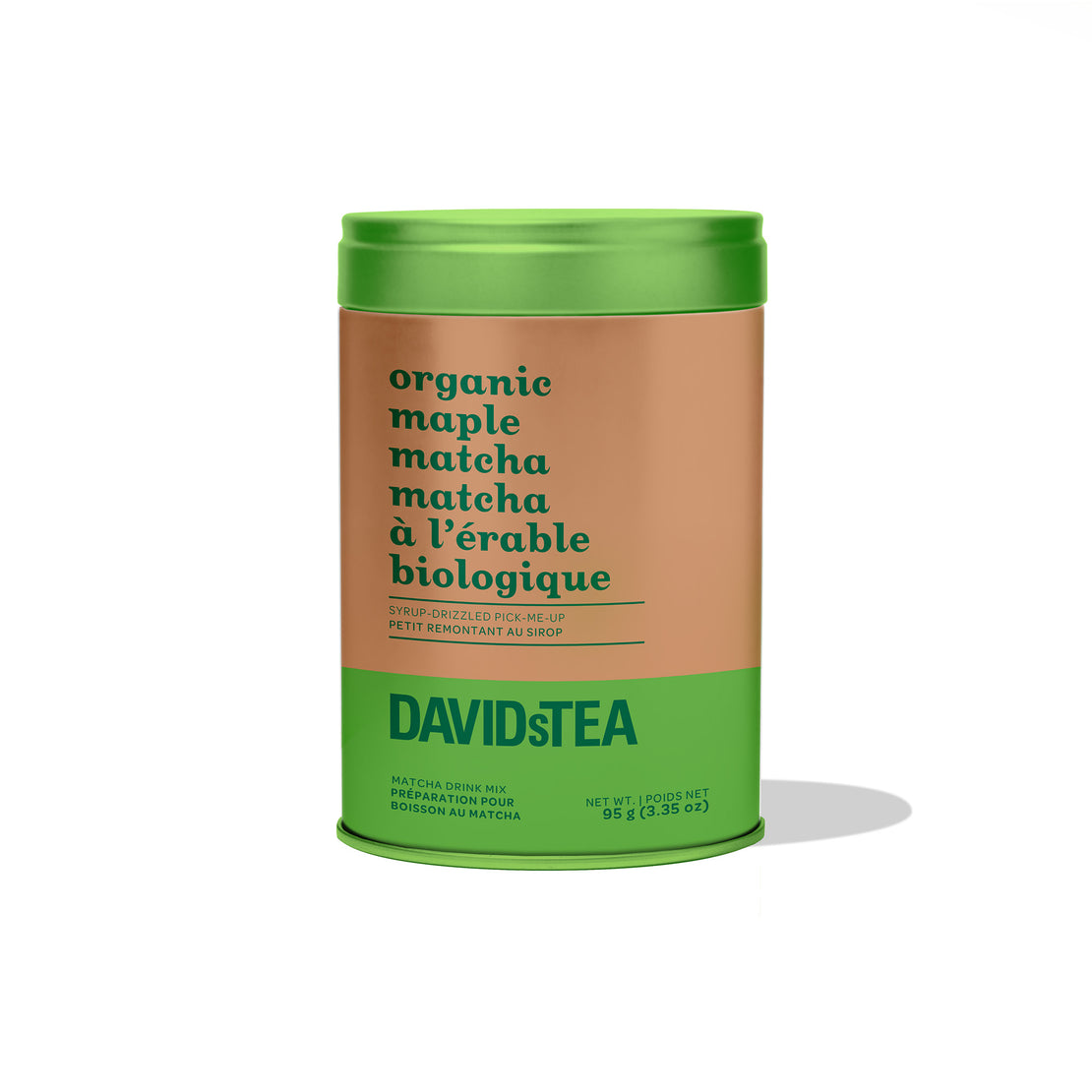 Boîte iconique de Matcha à l'érable biologique
