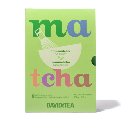 mmmatcha 3 tea sampler  front view