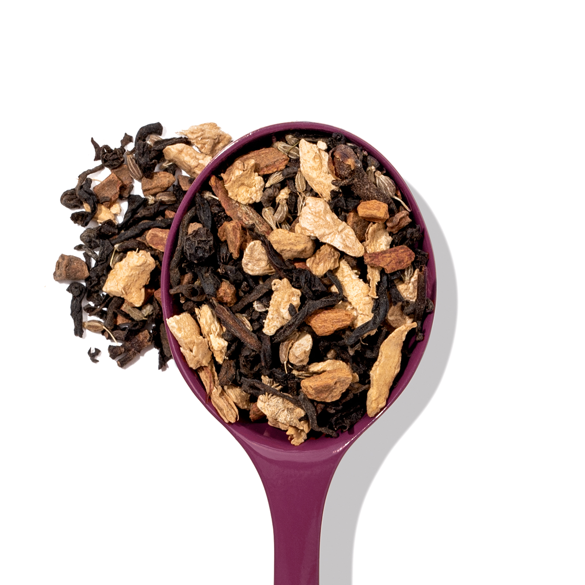 Organic Mumbai Masala Tea Pu'erh front view