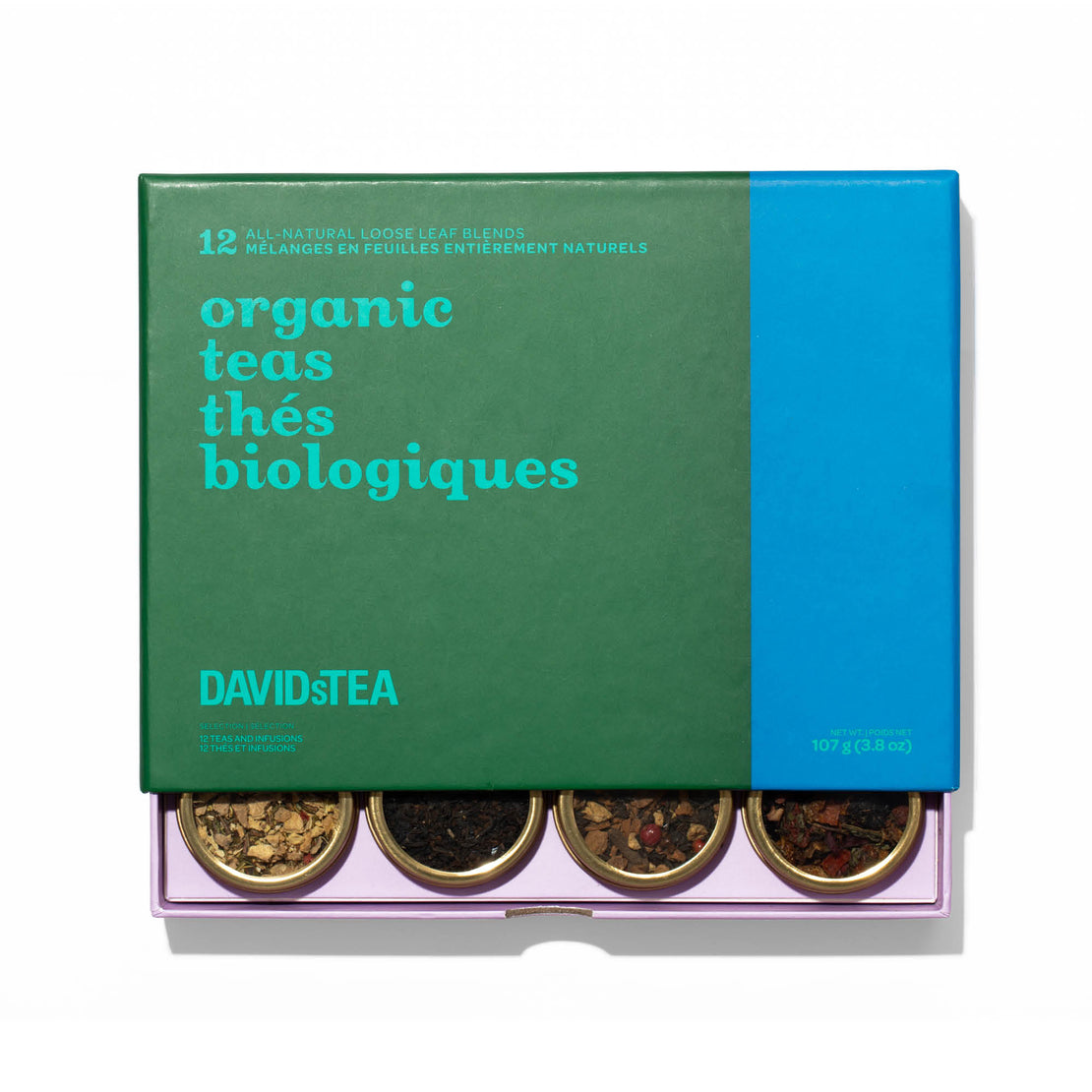 Coffret dégustation de 12 thés Thés biologiques
