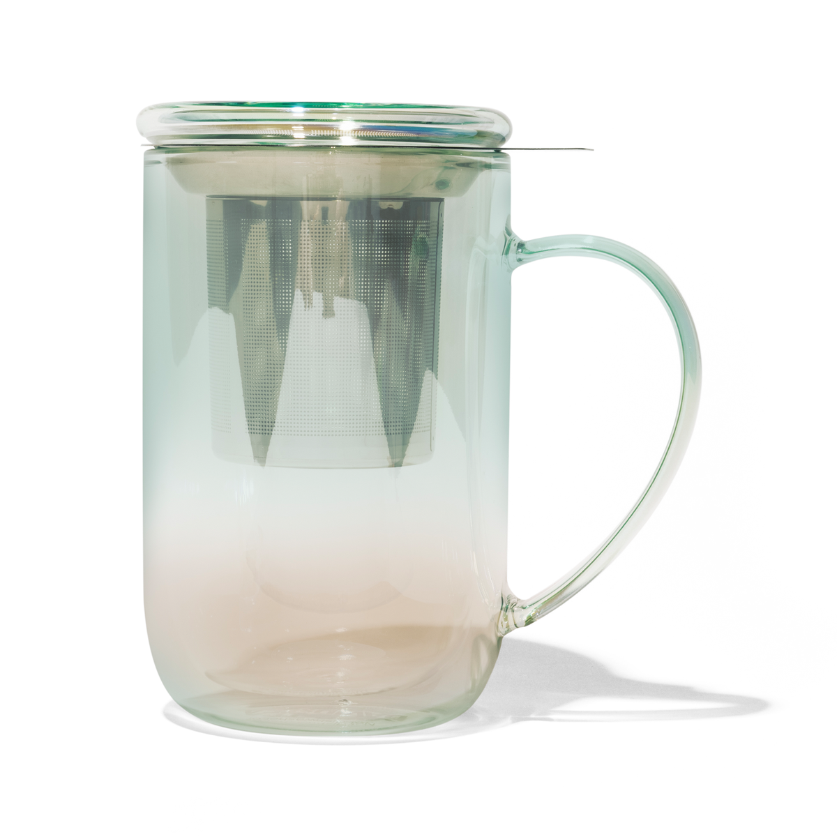 Iridescent Green Double Walled Nordic Mug  secondary