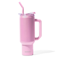 Pink Iridescent Thirsty Tumbler  front view